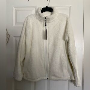 Gerry Cream Teddy Jacket NWT size medium Sherpa Jacket